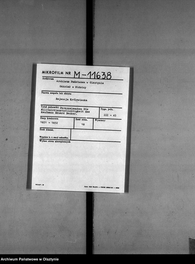 image.from.unit.number "Militairdienstpflichtigkeit des Kaufmann Eduard Becker"