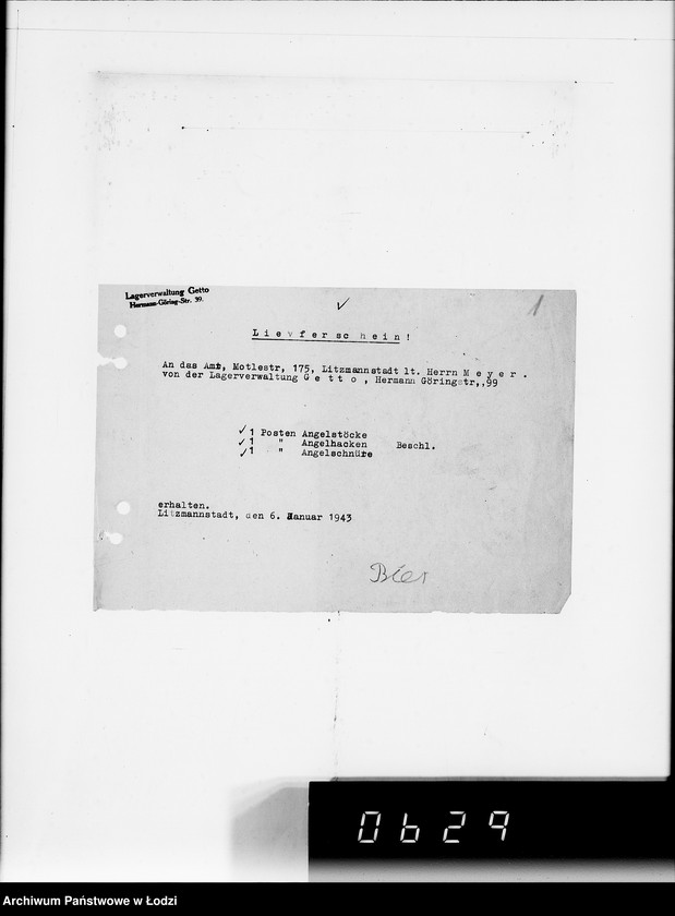 Obraz 5 z jednostki "Beschlagnahme Ausgangsbelege"