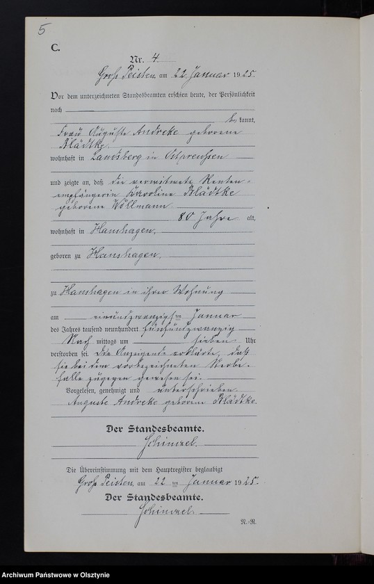image.from.unit.number "Sterbe-Neben-Register Nr 1 - 21 [ Księga zgonów - wtóropis ]"