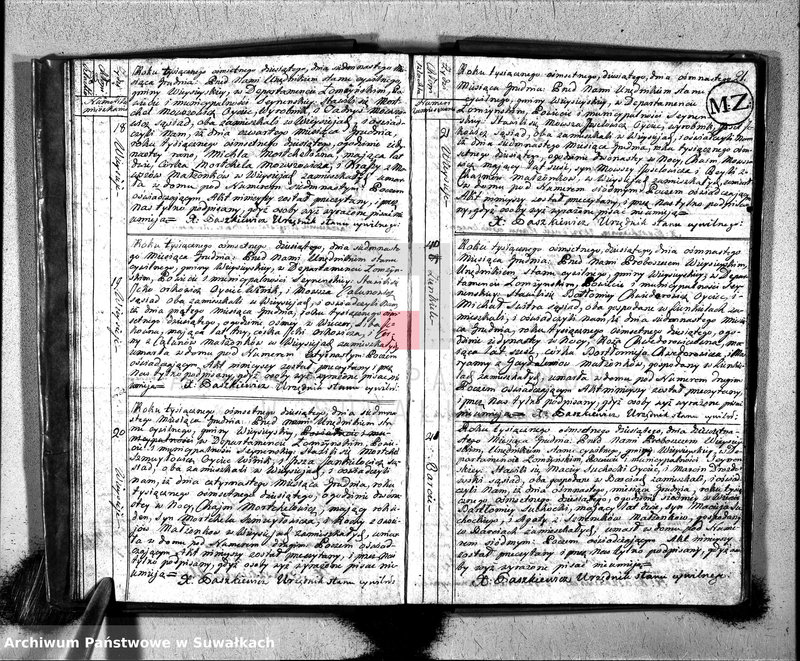 image.from.unit.number "Akta zeszłych gminy wieysieyskiey od 1-go maja 1810"