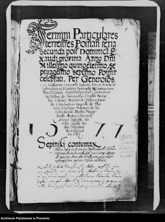 Obraz 4 z jednostki "Inscriptiones, relationes, decreta [inducta]"