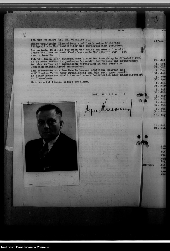 Obraz 11 z jednostki "Bewerbungen um Anstellung im Beamtendienst"