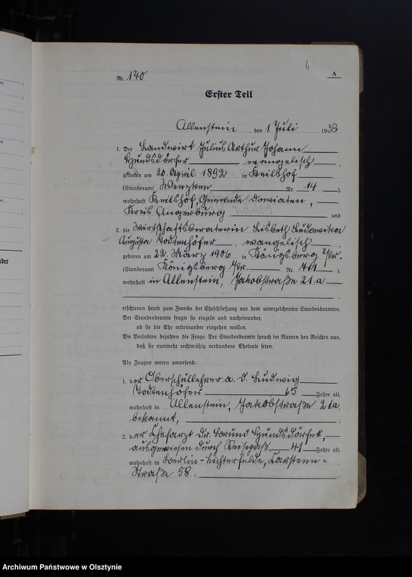 image.from.unit.number "Heirats-Haupt-Register Tom II, Nr 169-279"