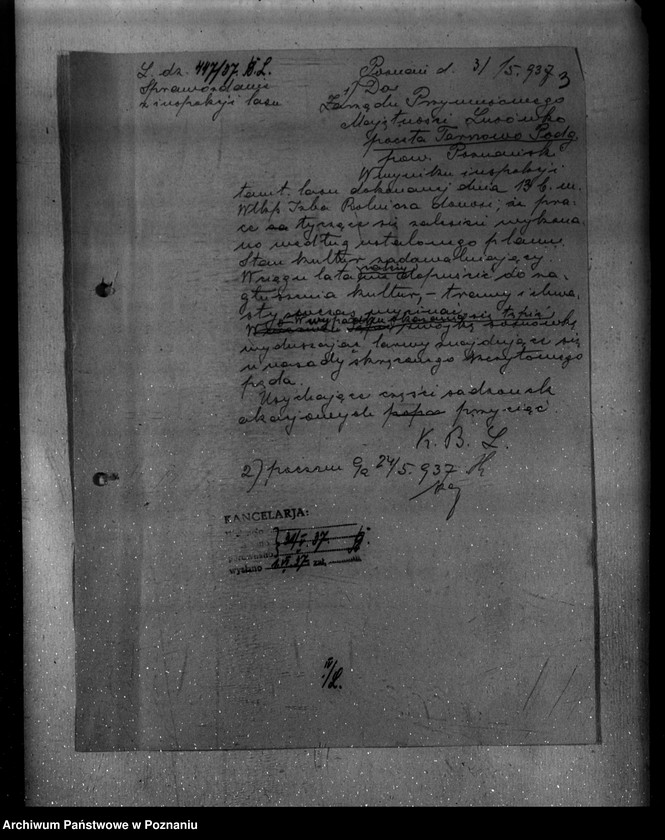 Obraz 7 z jednostki "Nadzór nad gospodarką w lasach majętności Lusówko powiatu poznańskiego"