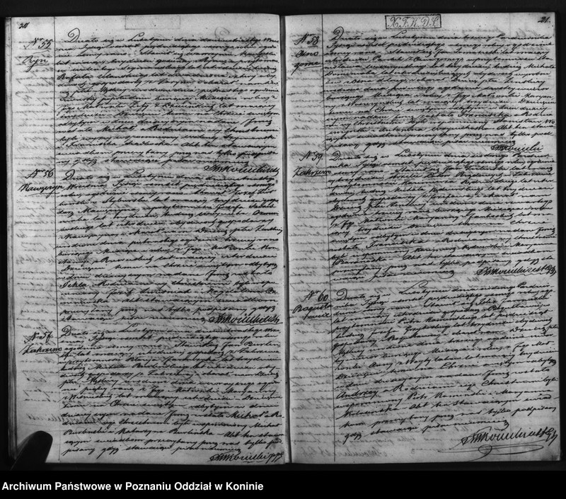Obraz 13 z jednostki "Dowody urodzonych, zaślubionych i zmarłych"
