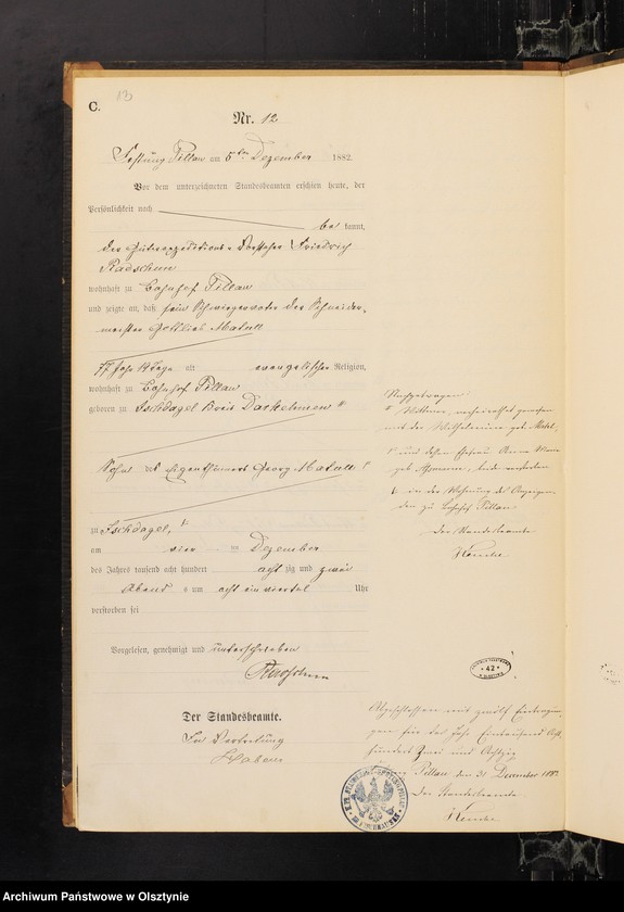 image.from.unit.number "Sterbe-Haupt-Register Nr 1 - 12"