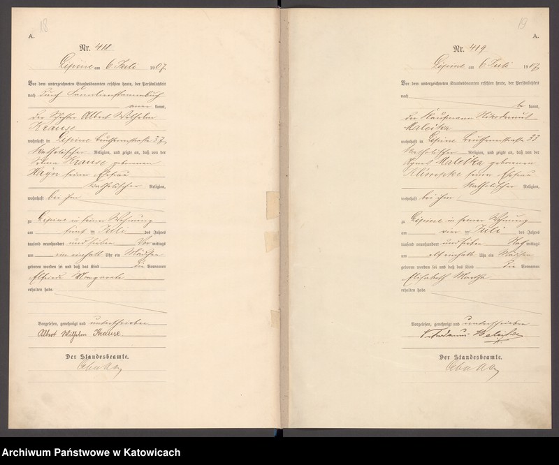 image.from.unit.number "Księga urodzeń T. II nr 401-788"