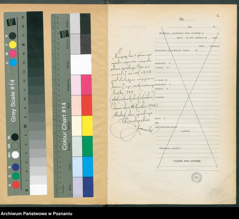 Obraz 3 z jednostki "Księga miejscowa zgonów tom II [Rejestr główny zgonów]"