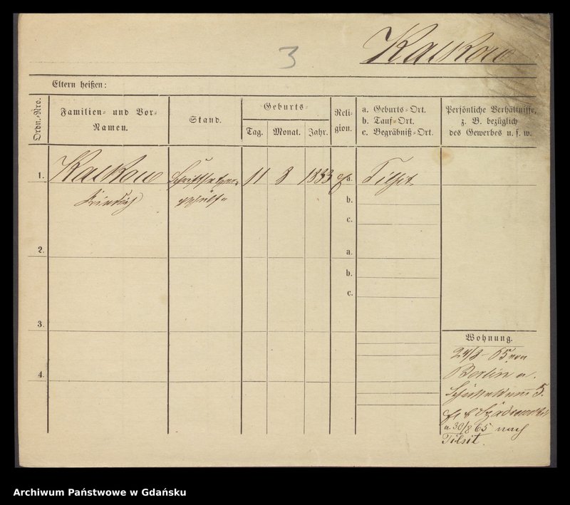 image.from.unit.number "Karty meldunkowe: Kalkoff - Kallweit"