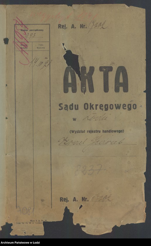 Obraz 2 z jednostki "Izrael Jedwab- wyrób i sprzedaż czapek i kapeluszy"