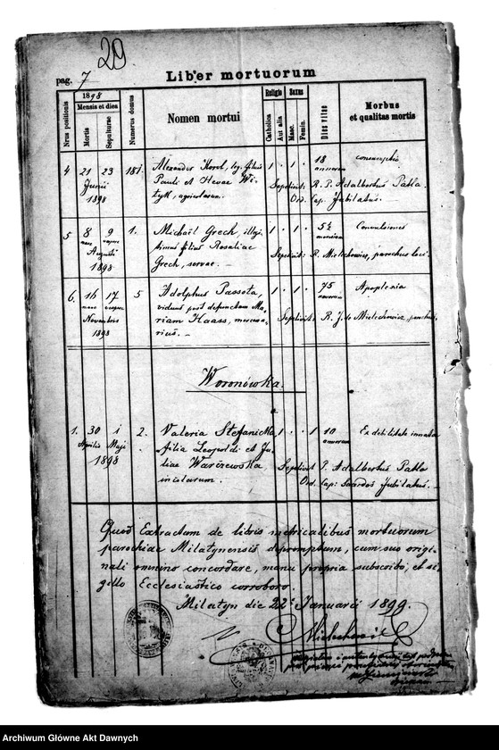 image.from.unit.number "Parafia: Milatyn Nowy. Dekanat: Gliniany. Kopie z ksiąg metrykalnych ur., śl., zg. dla całej parafii (miasto Milatyn Nowy i wsie)."