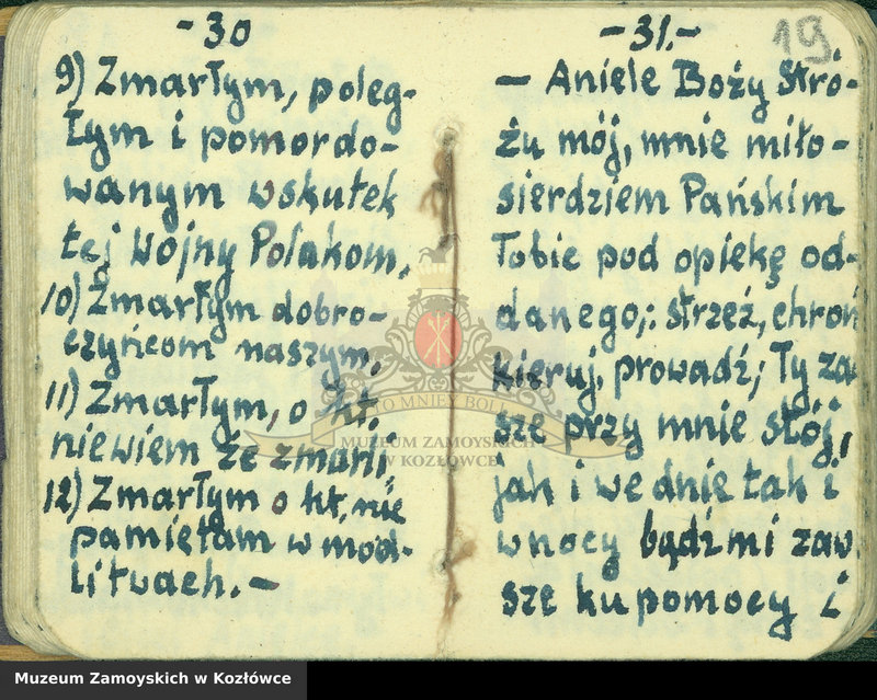 Obraz 10 z kolekcji "Modlitewnik z Dachau Aleksandra Zamoyskiego111"