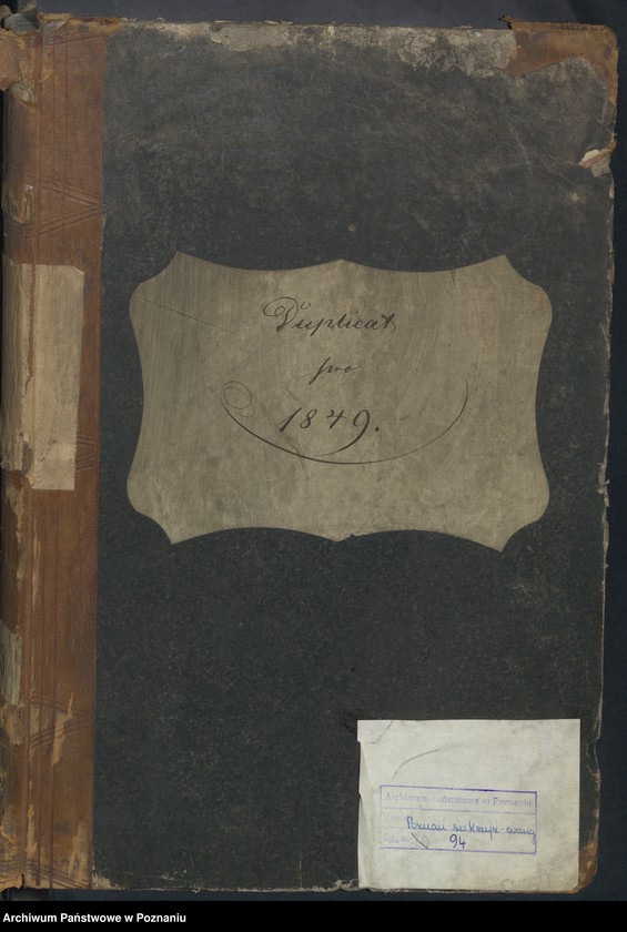 Obraz 2 z jednostki "[Akta urodzeń i chrztów, zapowiedzi i ślubów, zgonów i pogrzebów]"