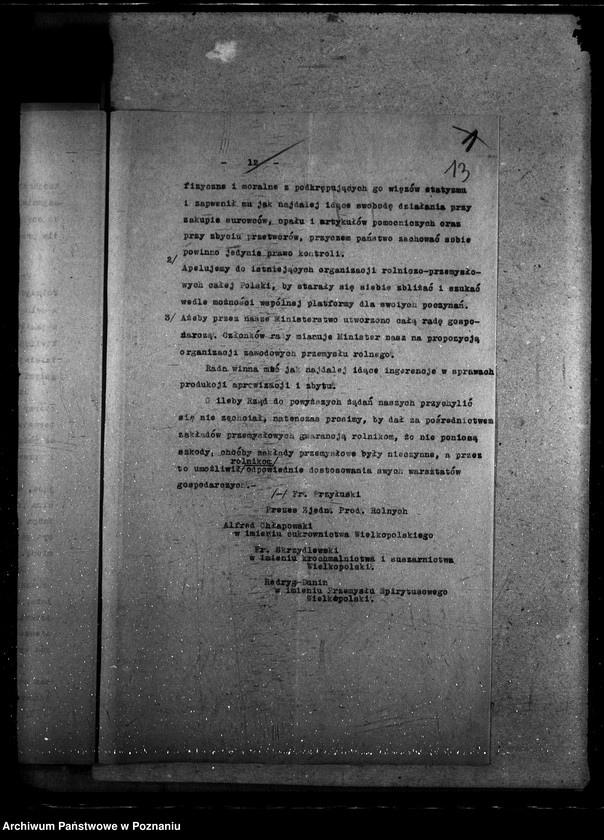 Obraz 17 z jednostki "Sprawy szczegółowo-administracyjne Zabezpieczenie uprawy rolnej - Korespondencja"