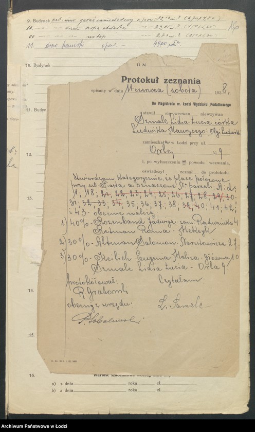 image.from.unit.number "Księga inwentarzowa nieruchomości m. Łodzi ul. Piasta"