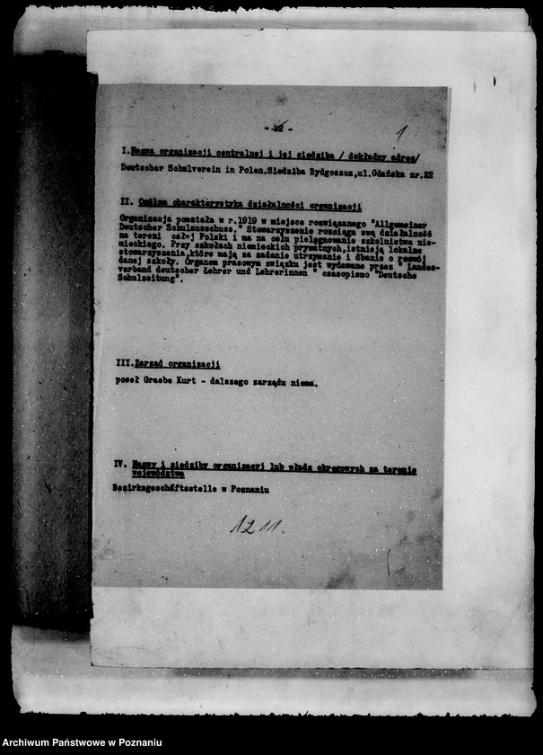 Obraz 5 z jednostki "Wykaz niemieckich organizacji politycznych i społecznych wraz z krótką charakterystyką ich działalności"