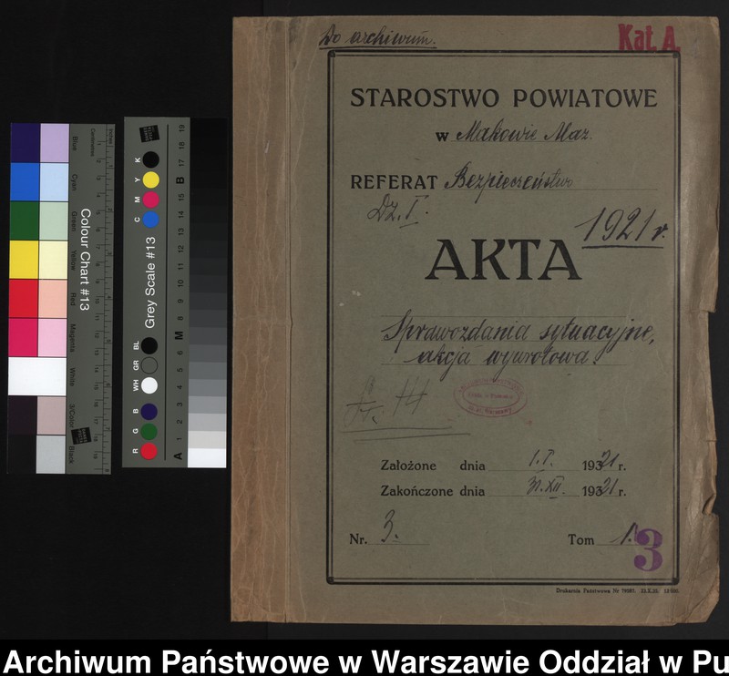 image.from.unit.number "Sprawozdania sytuacyjne, akcja wywrotowa"