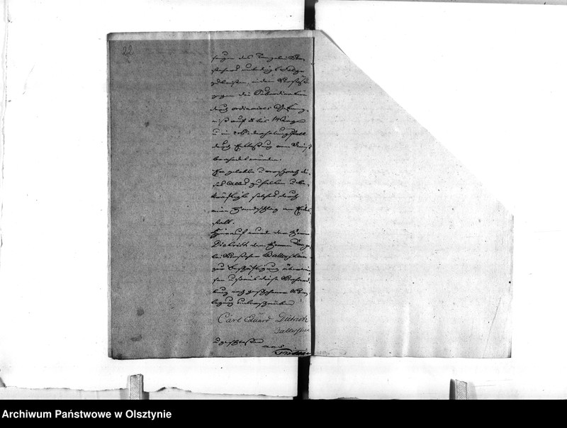 image.from.unit.number "Anstellung des Canzlei Gehülfe Dietrich [Carl]"