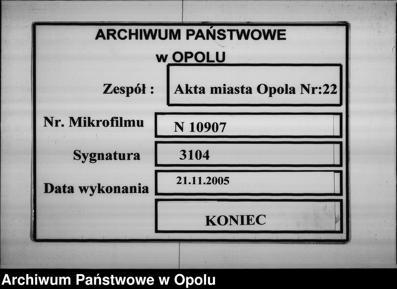 Obraz 18 z jednostki "Acta des Magistrats zu Oppeln betreffend Anlage eines Fussweges auf der Oppeln-Breslauer Chaussen nach dem Friedhofe zu. Vol. I"