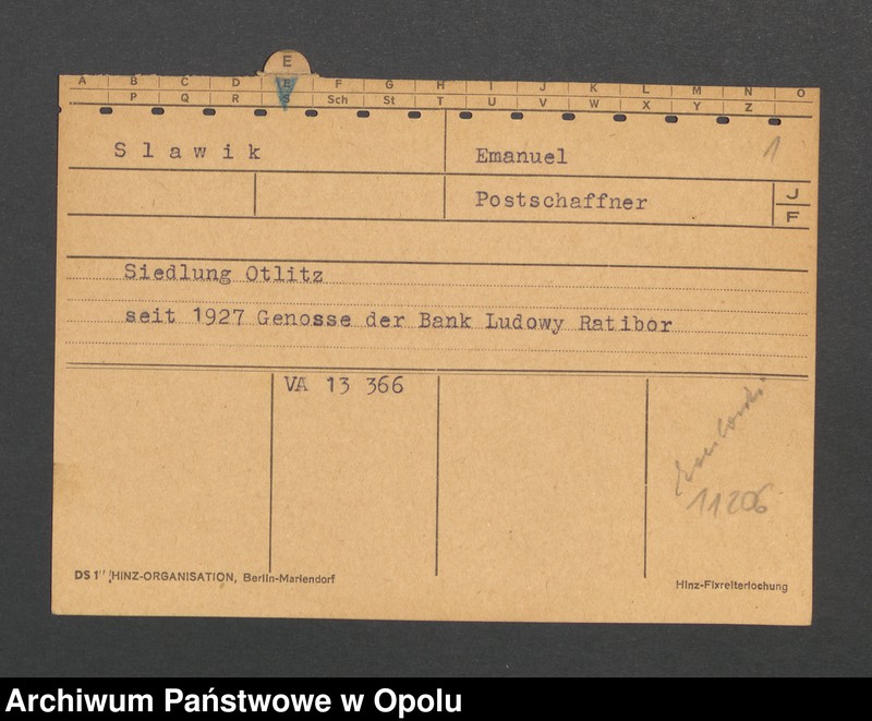 Obraz 3 z jednostki "[Slawik Emanuel, Otlitz]"