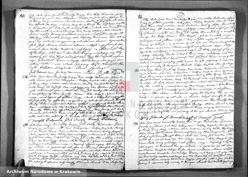 image.from.unit.number "AKTA. Urodzin; Uznania, i Przysposobienia Parafii Panny Maryi w Krakowie, sporządzone na Rok 1822. zaczynające się od Dnia Pierwszego Stycznia, a Konczące się w ostatnim Roku tegoz"