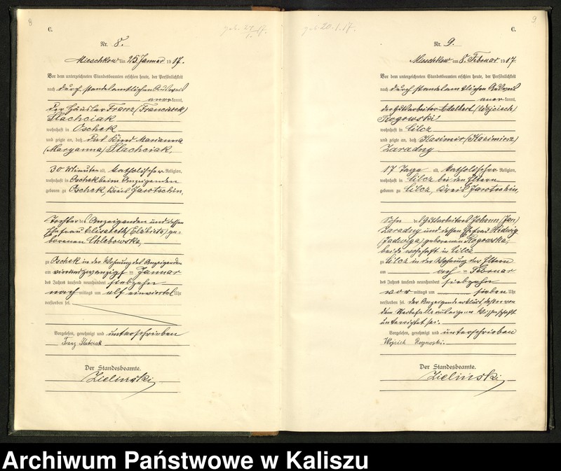 Obraz 8 z jednostki "Księga miejscowa zgonów"