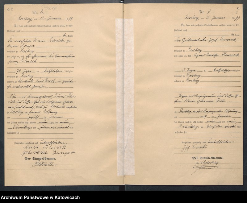 Obraz 8 z jednostki "Księga zgonów nr 1-409"