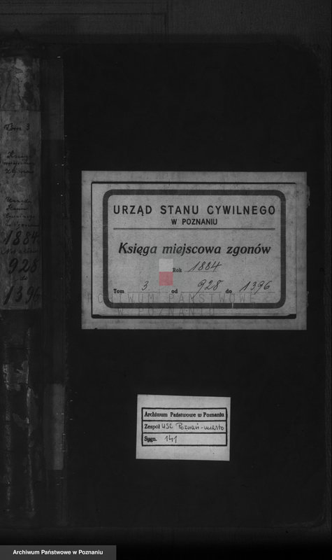 Obraz 1 z jednostki "Księga zgonów t. III"