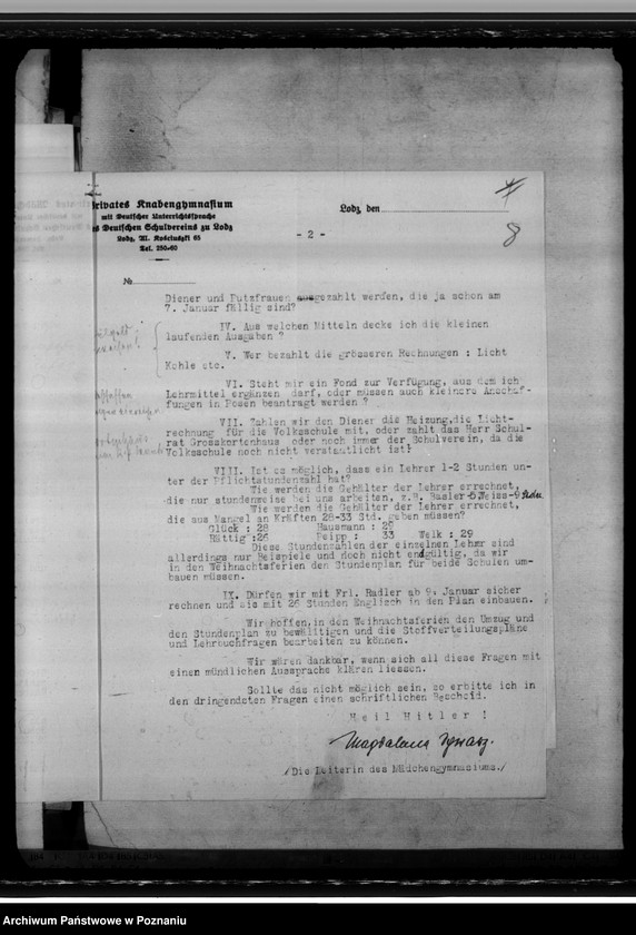 Obraz 12 z jednostki "Oberschule für Mädchen zu Lodz"