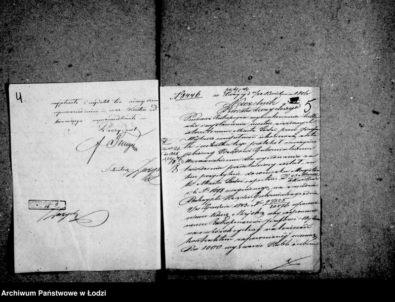 Obraz 8 z jednostki "Akta tyczące się poczynionych forszusów z kasy miasta Łodzi od roku 1846 po koniec roku"