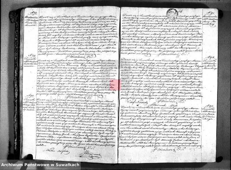 image.from.unit.number "Księga duplikat do zapisywania aktów urodzonych, zaślubionych i zmarłych parafii suwalskiej 1857 rok"
