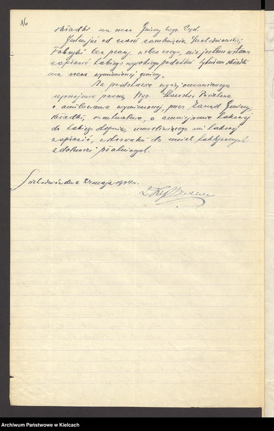 Obraz 18 z jednostki "[Odwołanie od wymiaru składki na rzecz gminy wyznaniowej żydowskiej w Bodzentynie]"