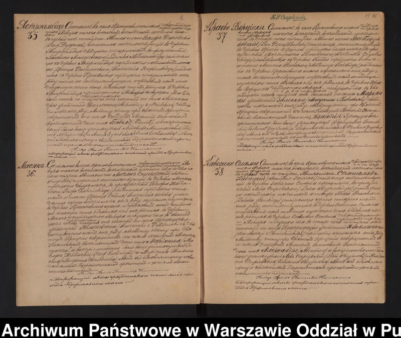 image.from.unit.number "Akta urodzeń, małżeństw i zgonów"