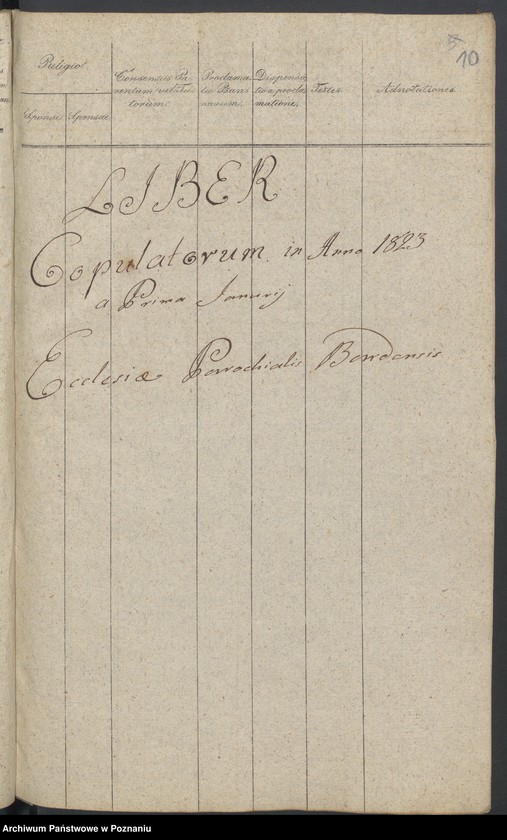 Obraz 8 z jednostki "Liber Baptisatorum, Copulatorum et Mortuorum."