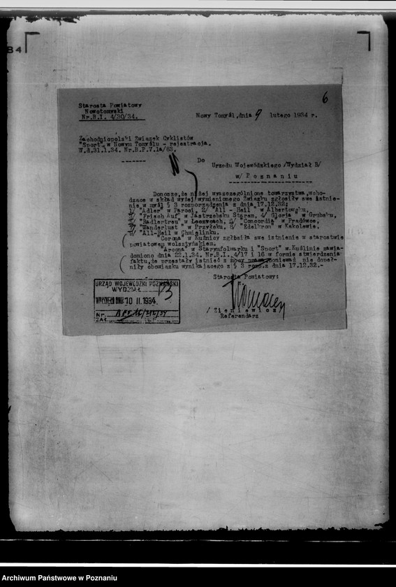 Obraz 10 z jednostki "/Towarzystwa Cyklistów, zgłoszenia działalności/"