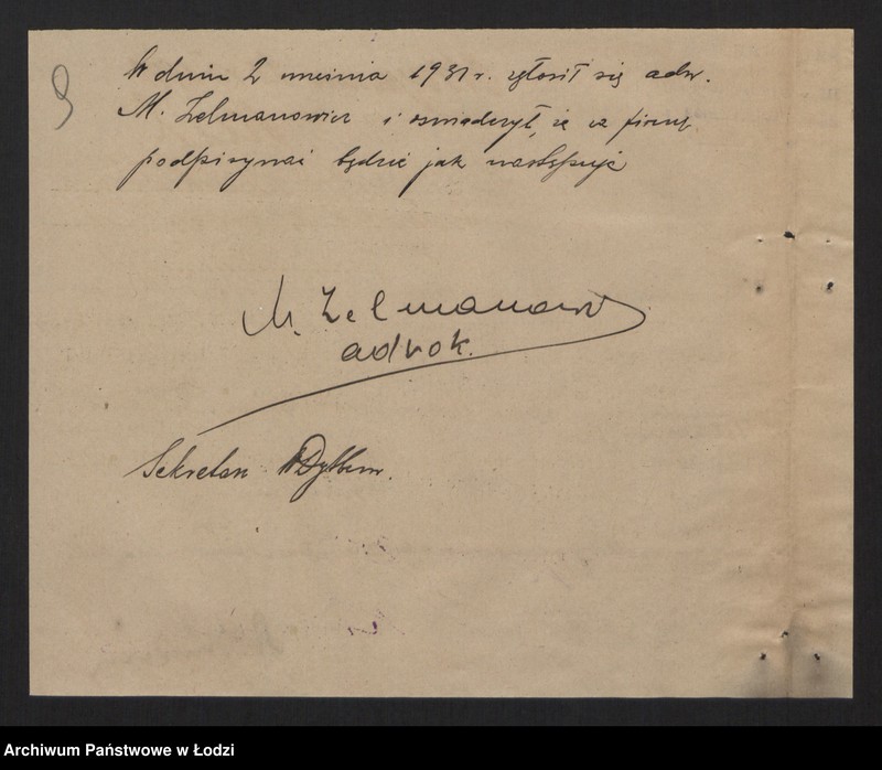 Obraz 11 z jednostki "Mojsze Cender - sprzedaż towarów manufakturowych"