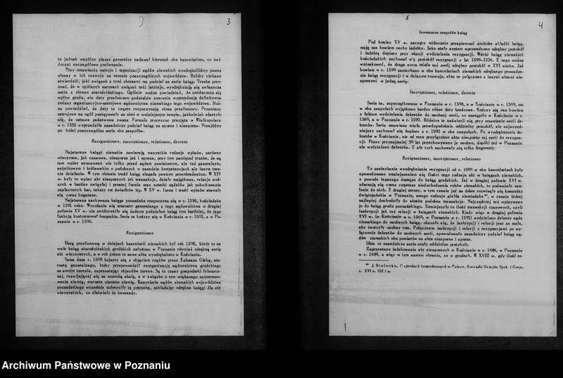 Obraz 4 z jednostki "Dwa listy do Marcina Kościelskiego, regenta (kierownika) kancelarii ziemskiej w Poznaniu, w sprawach kwerendowych."