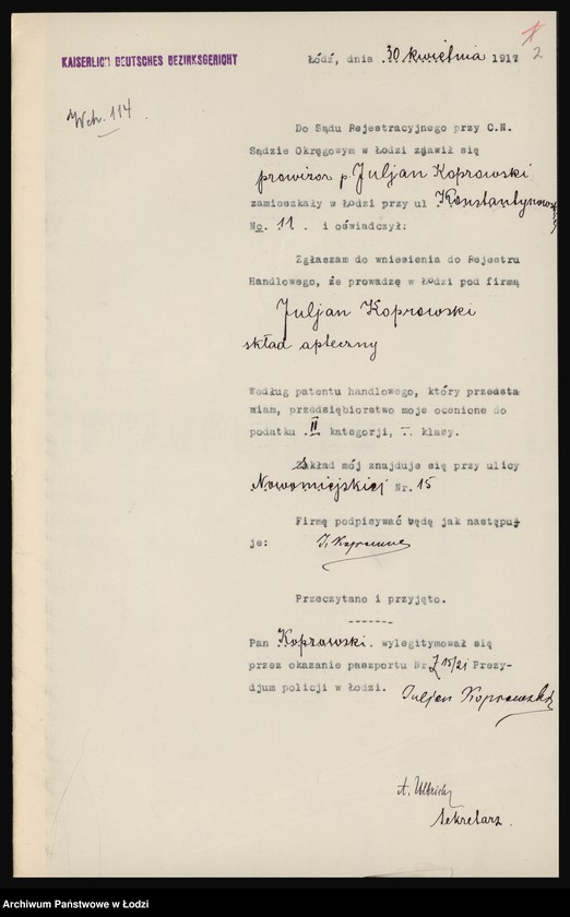 Obraz 4 z jednostki "Julian Koprowski- skład apteczny"