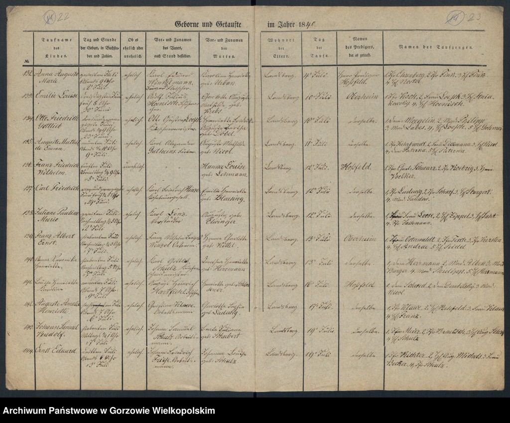 image.from.unit.number "Duplikate der Kirchenbücher von der Parochie der Hauptkirche zu Landsberg an der Warthe (zawiera też księgę zgonów Konkordien Kirche z 1840 r.)"