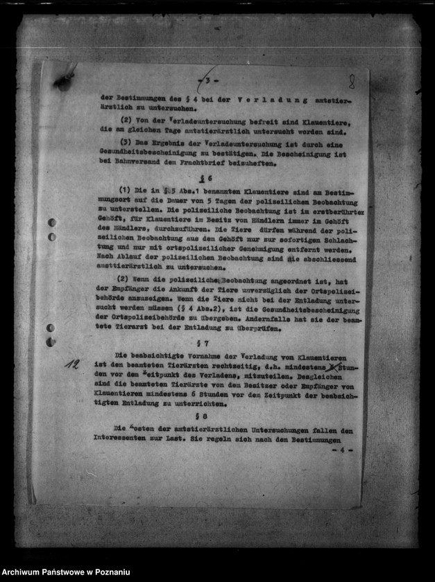 Obraz 12 z jednostki "Bekämpfung der Tierseuchen"