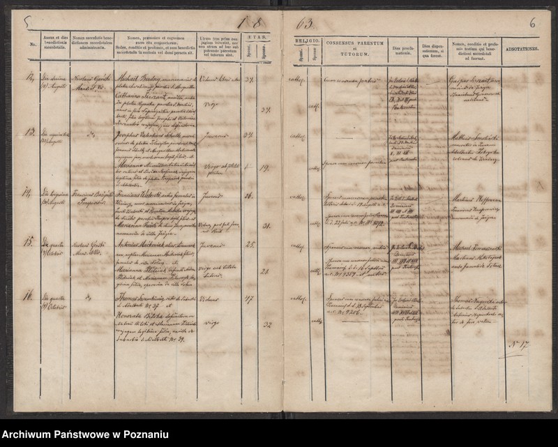 Obraz 5 z jednostki "Księga małżeństw"