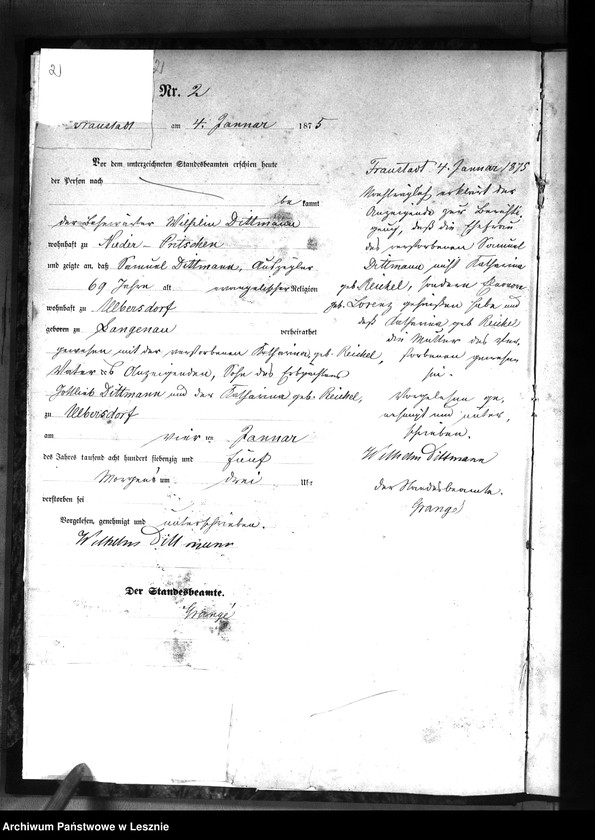 Obraz 5 z jednostki "[Księga zgonów - Wschowa północ]"