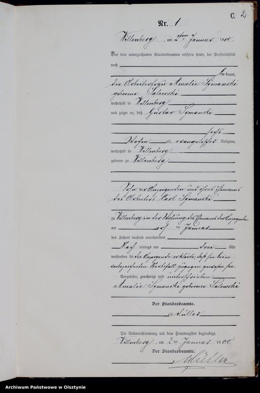 image.from.unit.number "Sterbe-Neben-Register Nr 1 - 62"