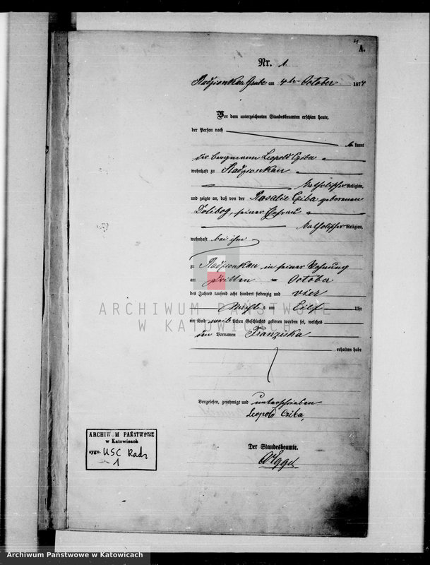 image.from.unit.number "Księga urodzeń za rok 1874 [nr 1-45]"