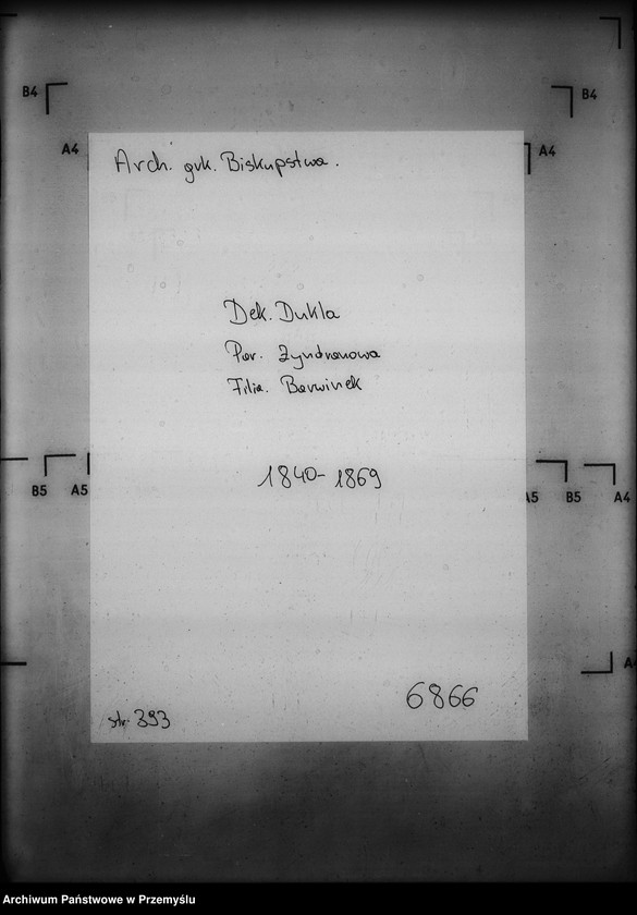 image.from.unit.number "[Kopie ksiąg metrykalnych parafii Zyndranowa z filią Barwinek (dekanat Dukla)]"