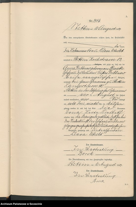 image.from.unit.number "Geburts-Register (Neben-Register) Band IV"