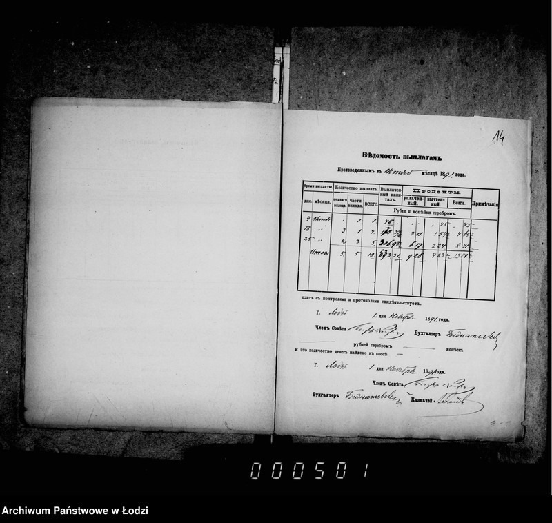 Obraz 13 z jednostki "Ob otčetnosti sberegatel´noj kassy"