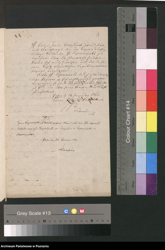 Obraz 4 z jednostki "A. betr. Lipnowski, verheiratet mit Frl. Jaraczewska aus Łowięcin"