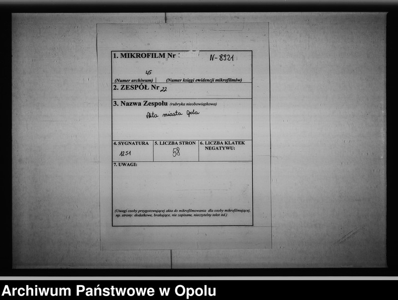 Obraz 2 z jednostki "Acta betreffend die Übergabe der zur Einrichtung des hierortigen Kantonements Lazareths für die Truppen des aufgestellt gewesenen Oder Kordons erforderlich gewesenen Utensilien und deren Verkauf"
