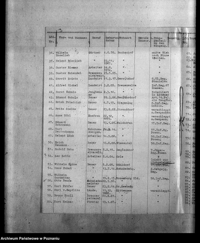 Obraz 9 z jednostki "Amtliche Meldungen Kreis Birubaum (Międzychód)"